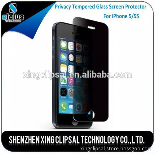 Premium Tempered Glass Anti-Spy Privacy Screen Protector For iPhone 5/5s/5c